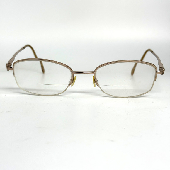 Emozioni By Safilo Half rim Brown Eyeglasses Frames 135 H18727 - Picture 1 of 8